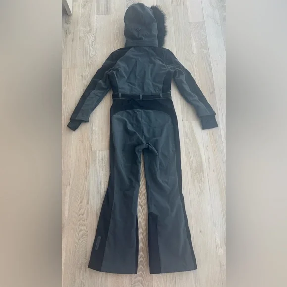 Sweaty Betty Backcountry Ski All In One Jumpsuit - Charcoal and Black - Picture 9 of 14